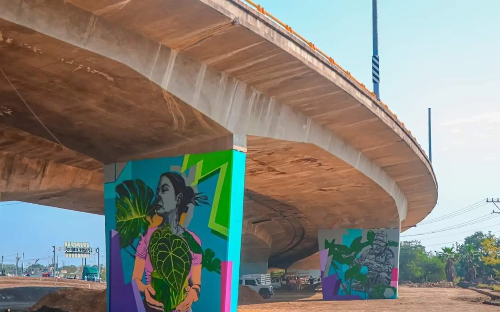 Murales en Tampico, incluye a influencer 